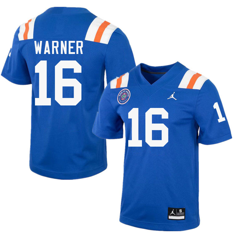 Aidan Warner Florida Jersey,Florida Gators #16 Aidan Warner Jersey Youth Uniforms-Throwback Royal Aidan Warner Florida Jersey,Florida Gators #16 Aidan Warner Jersey Youth Uniforms-Throwback Royal